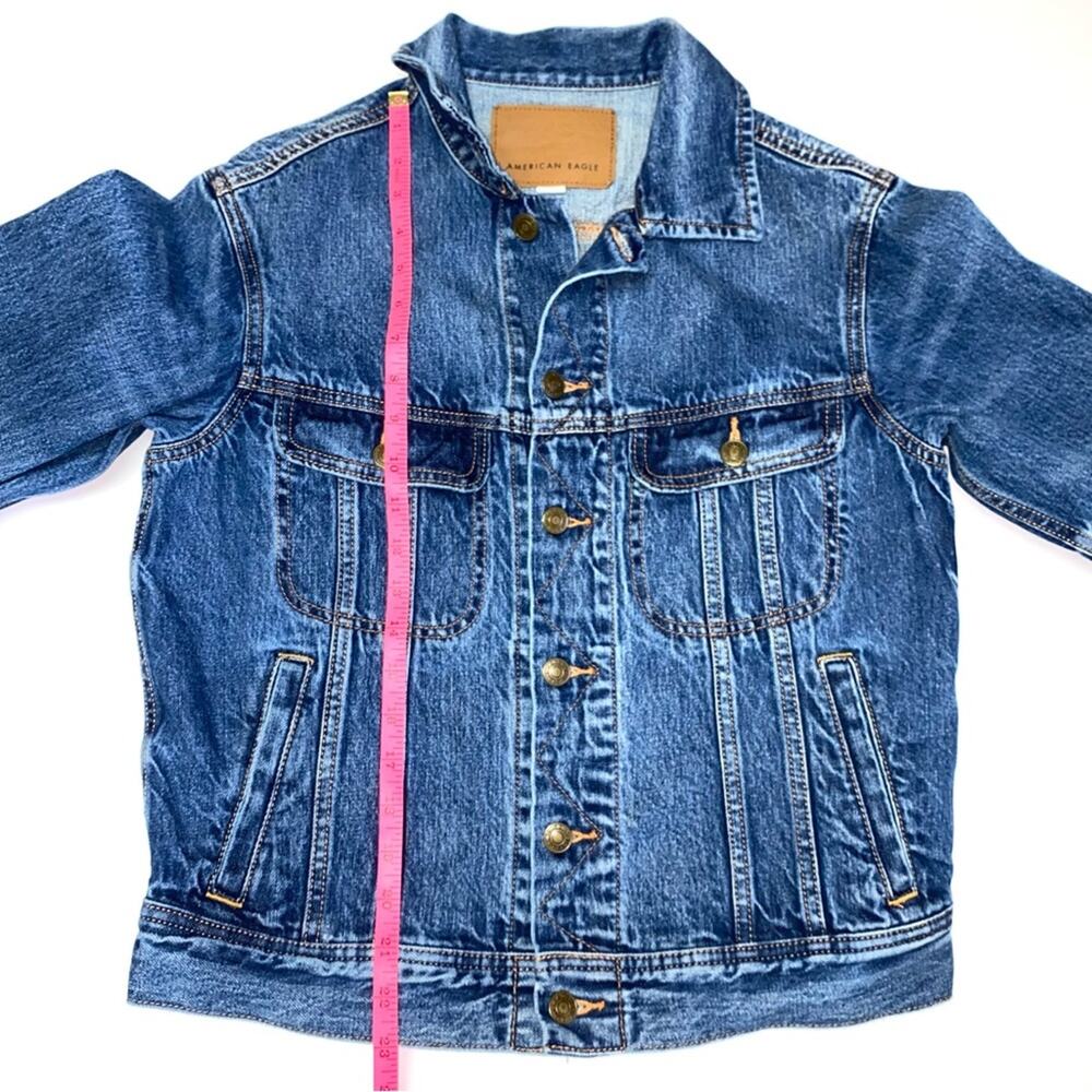American Eagle Classic Denim Jacket Size Small - Picture 14 of 15